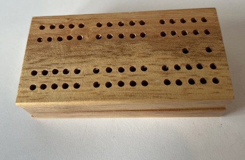 Vintage wooden folding travel