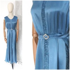 Antique 1920s 1930s deco blue - antique,