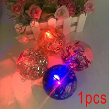 Bouncy Ball Flashing Soft Ball Sensory Toys Kids Children Rubber Toy Ball for