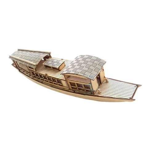 Wooden boat craft model diy - wooden,