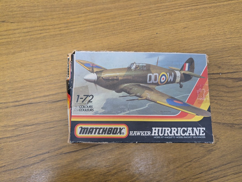 Matchbox hawker hurricane - 1/72,