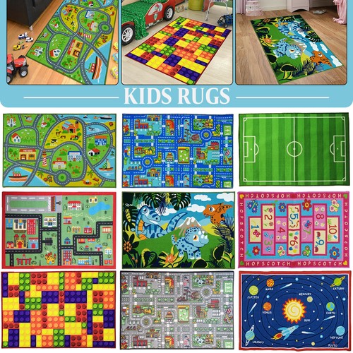 Kids rugs toddler toys play - rugs,