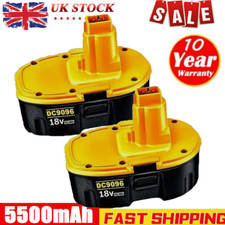 2pack de9098 5ah - 5.5ah, battery