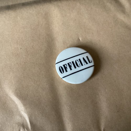 School official vintage badge - school,