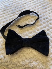 Vintage Pre-tied Black Velvet