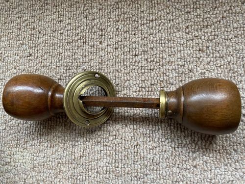 Antique wood and - , door