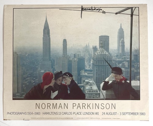 Rare signed norman parkinson - signed,