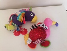 Lamaze Sensory Soft Toys Plush Bundle. Flapping Fiona and Tilly Twinkle Wings.