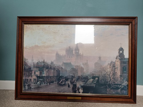 Vintage large framed john - framed,