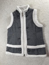 Dash Vest Womens 12 Gray White