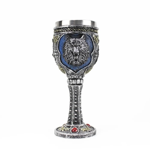 Gothic wolf wine - gothic, goblet