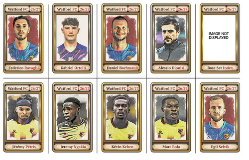 Watford 27 complete - watford, :