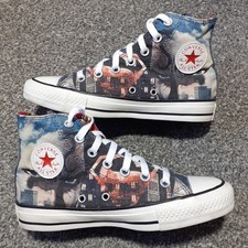 Superman Size 4 EU36.5 Converse Chuck Taylor All Star High Tops Authentic VGC
