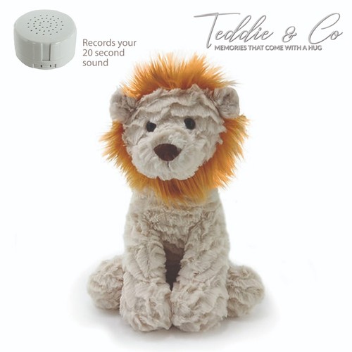 Message recording lion teddy - recording,