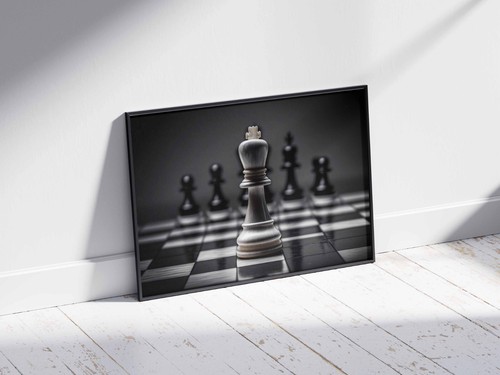 Chess pieces poster wall - poster,