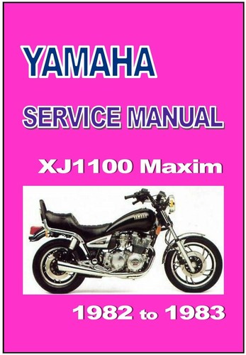 Yamaha workshop manual xj1100 - yamaha,