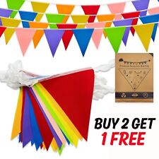 10m COLOUR BUNTING FLAGS