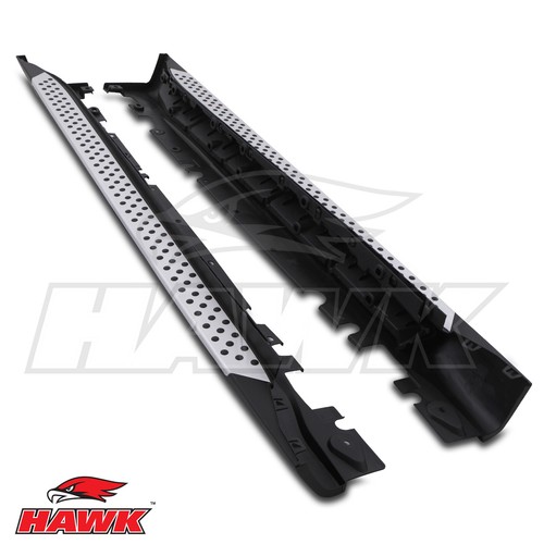 Black side steps - side, running
