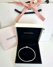 Pandora Moments Snake Chain Bracelet With Ball Clasp, S925 ALE, 17cm, NEW,Boxed