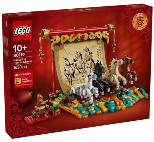Lego 80119 galloping - galloping, horses