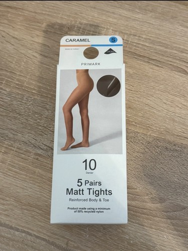 Primark caramel tights size m - ,