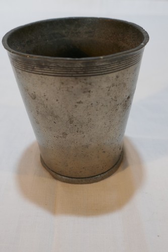 Antique pewter measure marked - pewter,