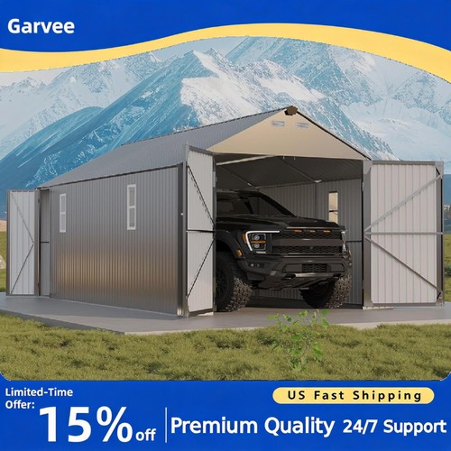 Enclosed metal carport 12x20 - carport,