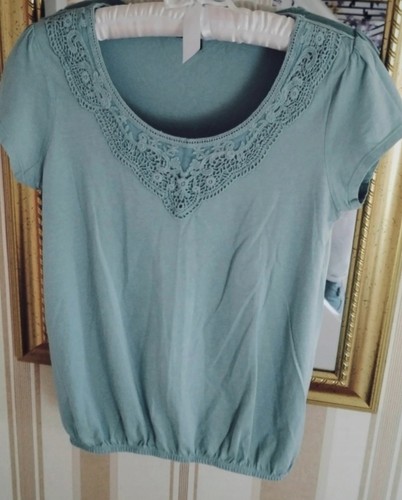 Ladies papaya teal - teal, cotton