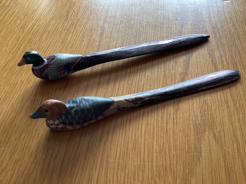Wooden duck for opening - wooden,