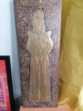 Brass Rubbing Plaque Ann A