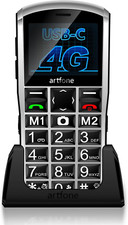 Artfone A400 4G Senior Mobile Phone, 4G Big Button Mobile Phone for Elderly with
