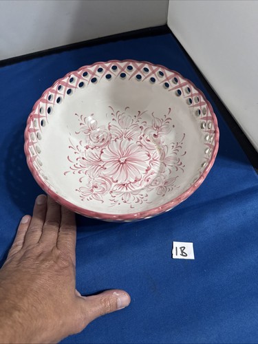 Vintage handpainted alcobaca - vintage,