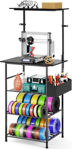 Printer stand with filament - stand,