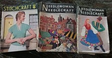 Vintage Needlewoman And