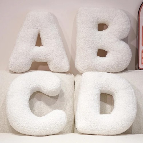 English letters pillow soft - letters,