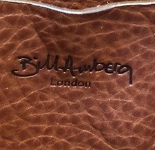 Bill Amberg 'Medicine Bag' Leather Overnight Bag 