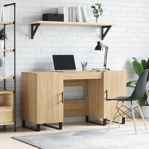 Modern wooden home office - modern,