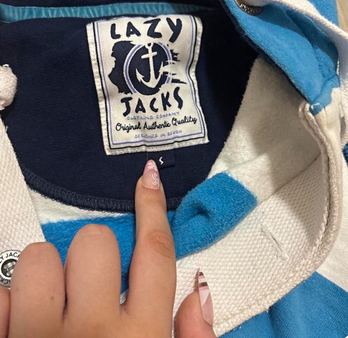 Lazy jacks women - women's, blue/white