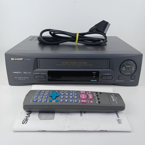 Sharp m312 vhs video - sharp,