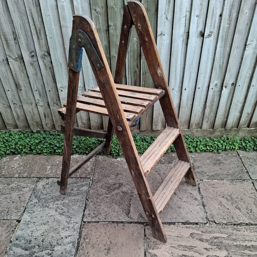 Vintage wooden frame step - 3,