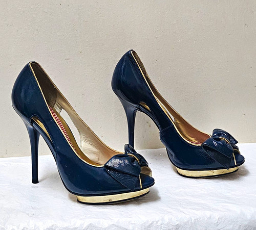 River island navy - river, patent