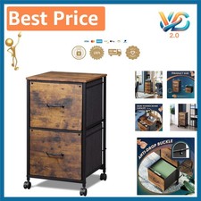 Rustic Brown Rolling File