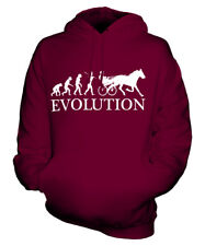 HORSE AND CART RACING EVOLUTION OF MAN UNISEX HOODIE MENS WOMENS LADIES GIFT