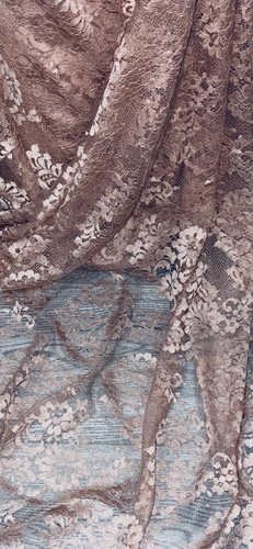 Dusty pink floral scalloped - dusty,