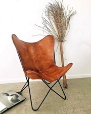 Chair leather butterfly - leather,