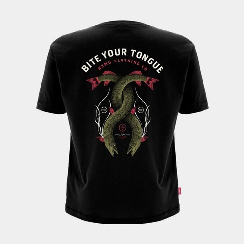 Kumu bite your tongue - tongue, tee
