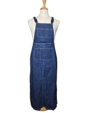 Vintage 90s Denim Apron Dress