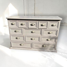 Painted Pine 13 Drawer Cabinet