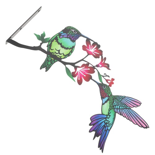 Colorful metal bird - colorful,
