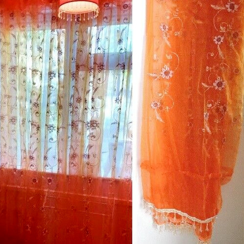 Orange large single panel - single,